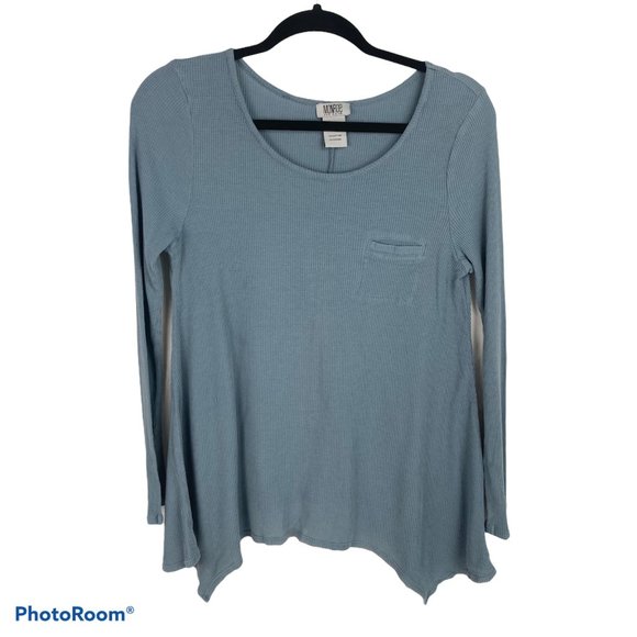 Monroe and Main Blue Waffle Knit Sweater M - Picture 1 of 9